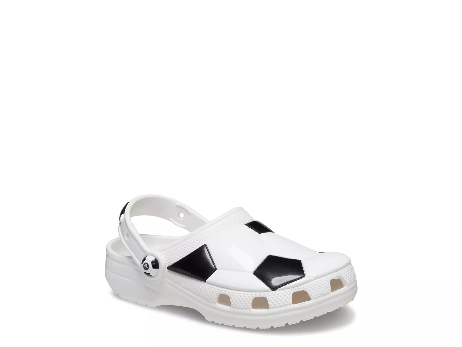 Crocs Classic Soccer Ball Clog Kids' | Boy's | Black/White | Size 10 Toddler | Clogs | Sandals | Slip-Ons | DSW