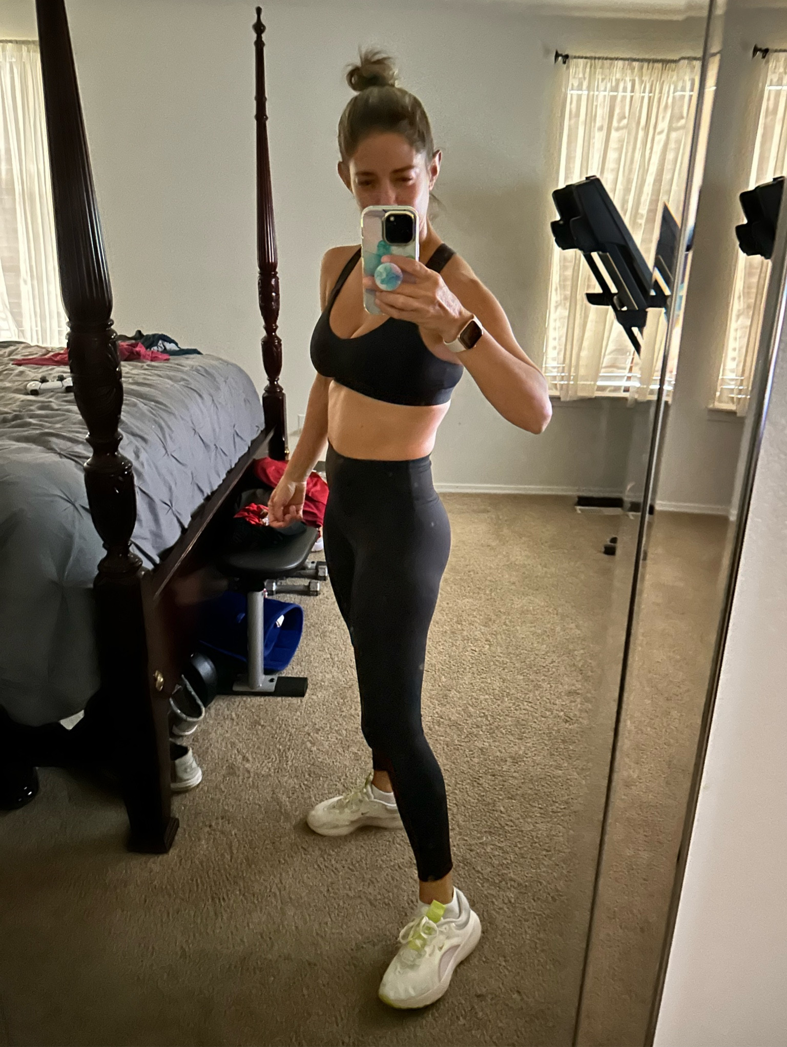 Love these Lululemon leggings. I got the 25” size 4 and they fit perfect! 

I’m 5’4” 120lbs