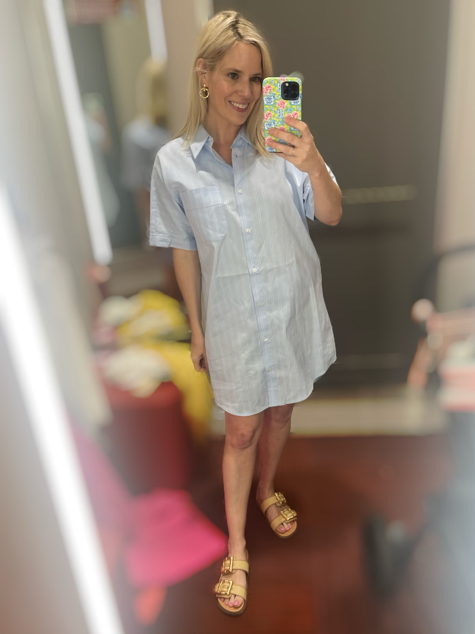 Size S Shirt dress, work dress, preppy dress, classic dress 

#LTKOver40 #LTKFindsUnder100 #LTKFindsUnder50