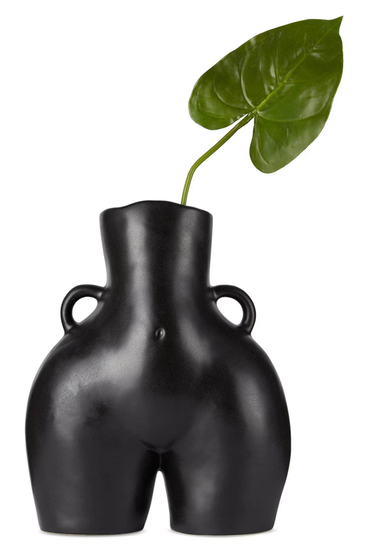 Anissa Kermiche - Black Ceramic Love Handles Vase | SSENSE