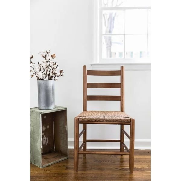 Thor Solid Wood Ladder Back Side Chair | Wayfair North America
