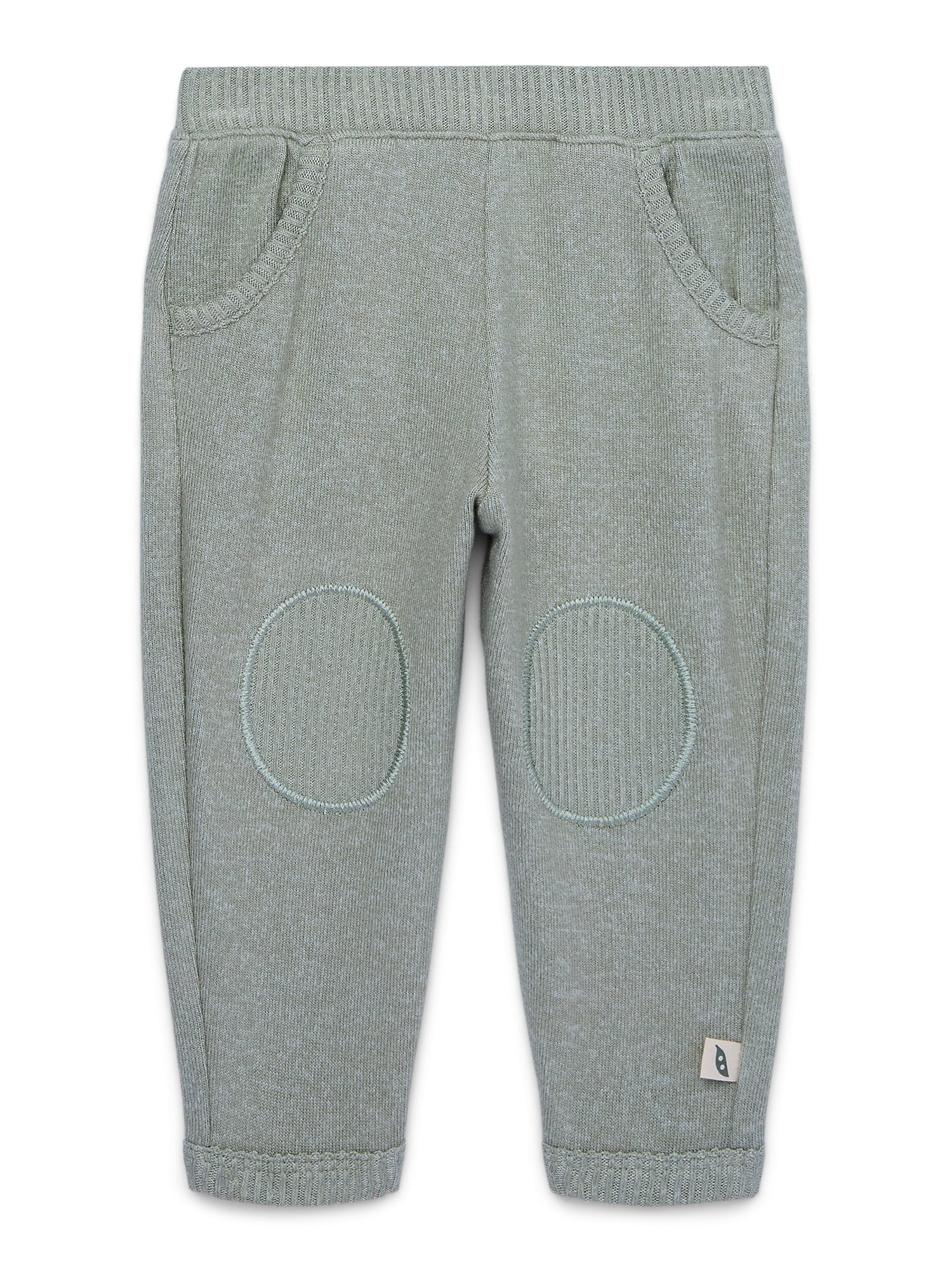 easy-peasy Baby Hacci Knee Patch Jogger, Sizes 0-24 Months | Walmart (US)