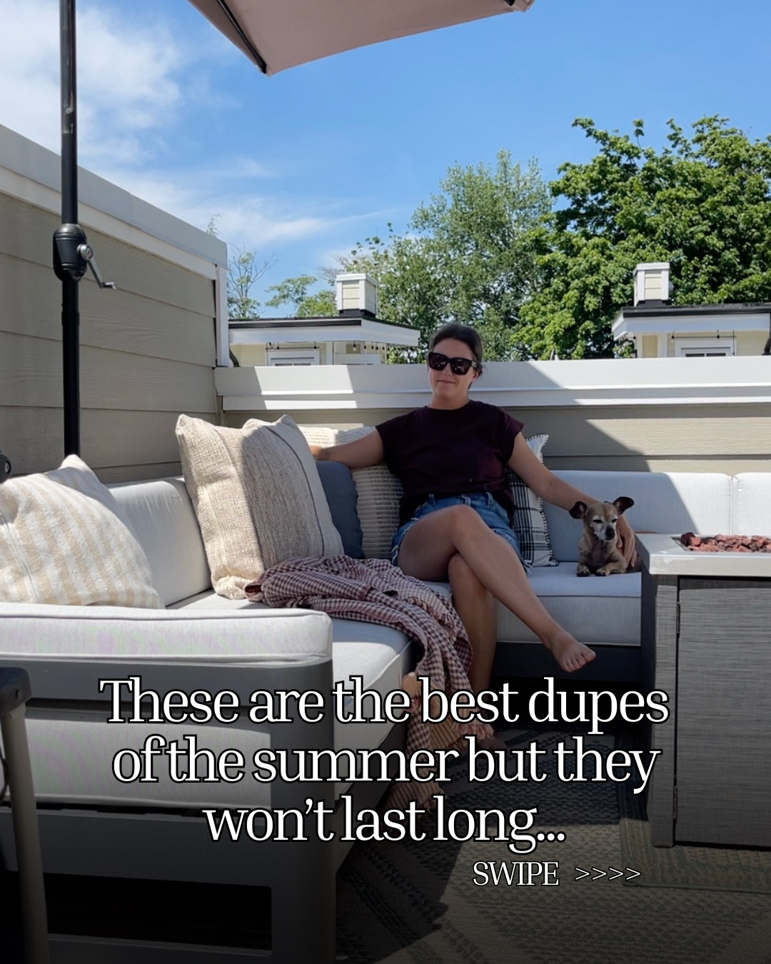 Summer hits and suddenly I’ve got the shoppies… outdoor decor, patio upgrades, new outfits, all of it. But I’d rather spend my money on vacations and patio cocktails than blowing the budget on one season. So I rounded up some of the best summer dupes that give you the same vibe for way less, because your backyard (and your wardrobe) doesn’t need the luxury price tag to look good.

#LTKmomlife #LTKSeasonal #LTKHome