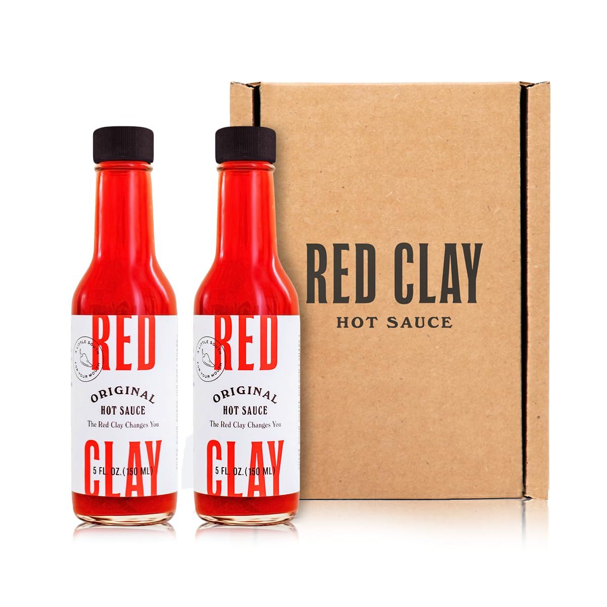 Original Hot Sauce by Red Clay Hot Sauce, Southern Style Condiment and Marinade, Gluten Free, Sug... | Amazon (US)