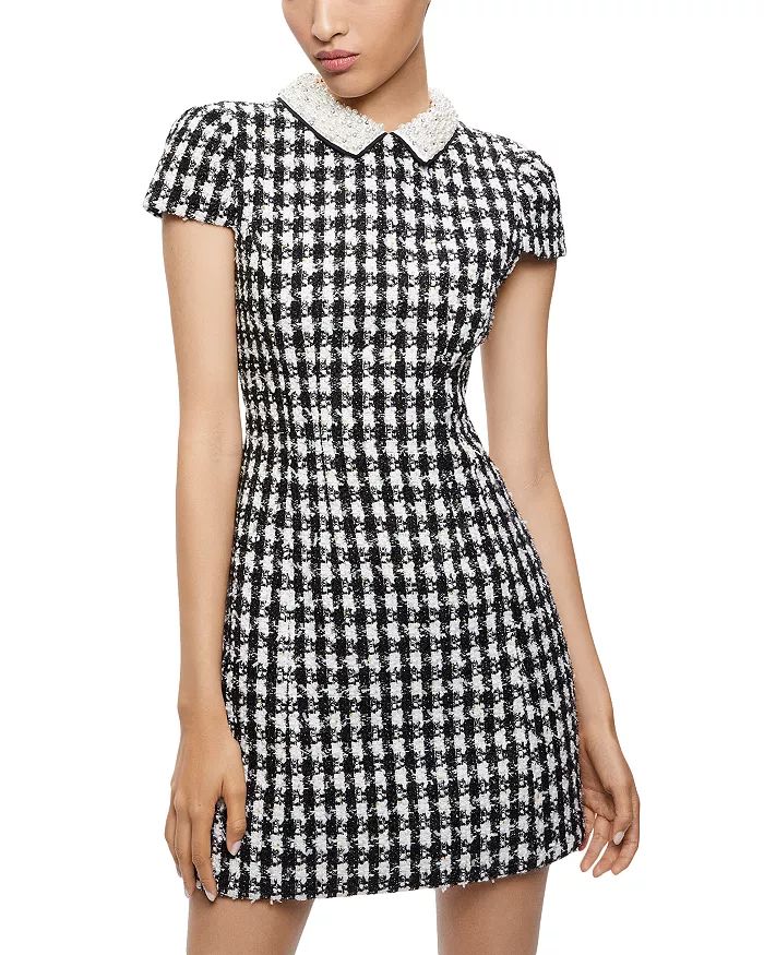 Velia Embellished Collar Short Sleeved Dress | Bloomingdale's (US)