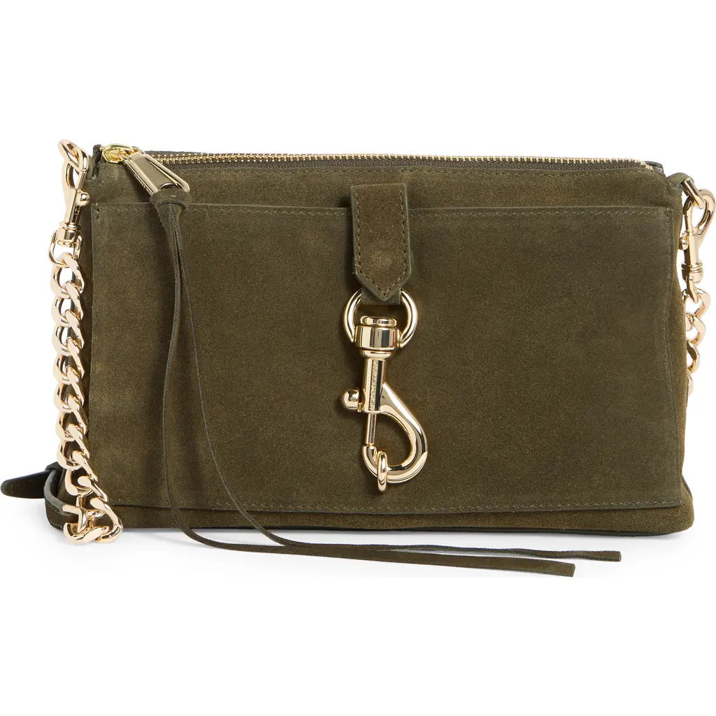 Rebecca Minkoff Megan Top Zip Crossbody Bag in Olive at Nordstrom Rack | Nordstrom Rack