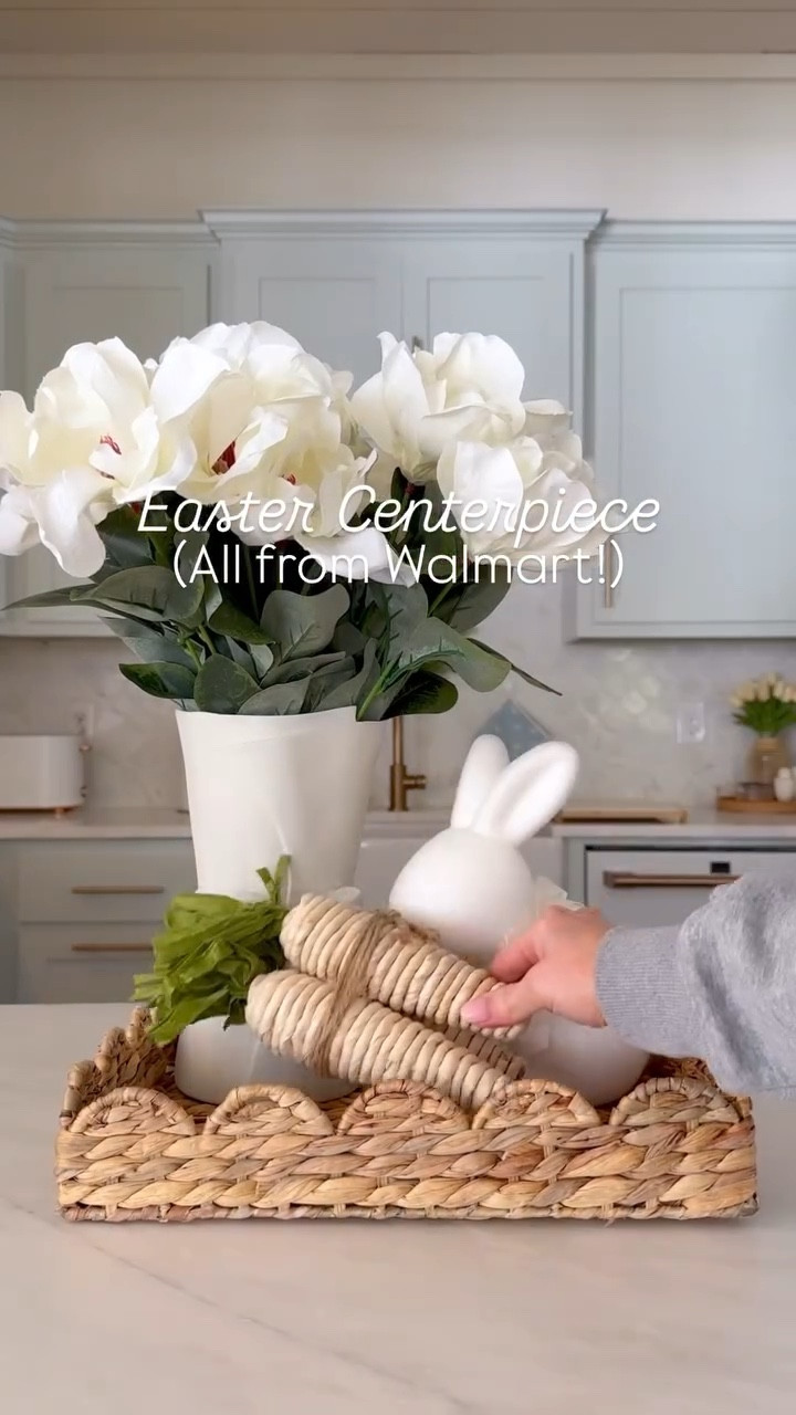 Simple & cute Easter centerpiece! Everything under $15!! 

(Ps: everything is from Walmart & so affordable!)

#easterdecor #springhomedecor #walmarthome #walmartfinds #eastertablescape 

#LTKHome #LTKSeasonal #LTKSaleAlert