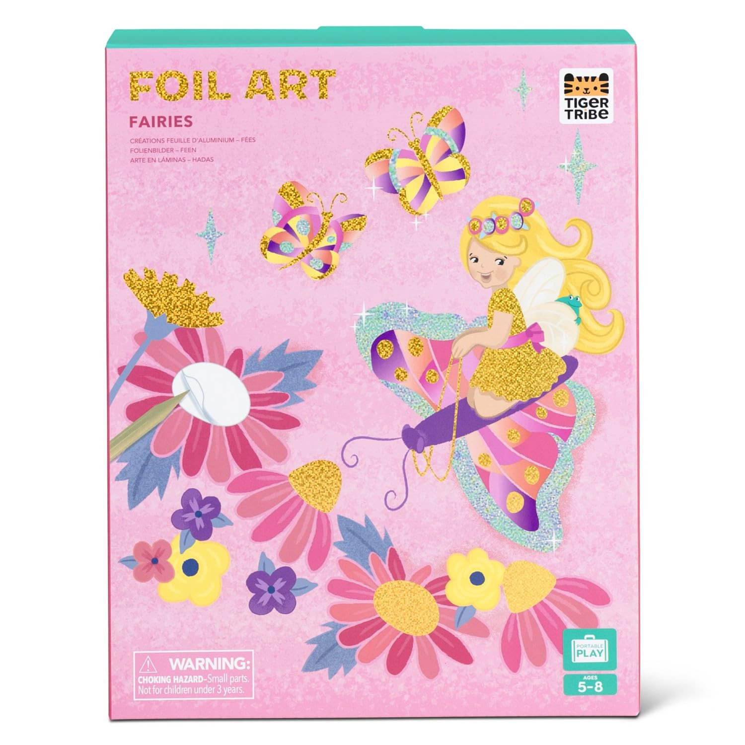 Tiger Tribe Foil Art - Fairy, Activity Set for Kids, incl. Foil Sheets, Art Cards, Paper Craft Ac... | Amazon (US)