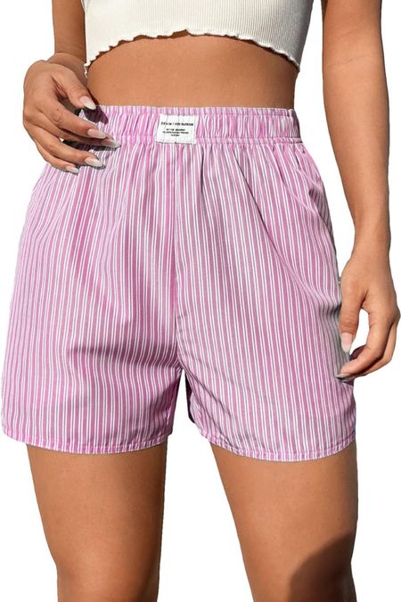 Amazon women’s boxer short |Striped shorts | Amazon finds | Summer 2024 fashion 

#LTKSeasonal #LTKstyletip #LTKfindsunder50
