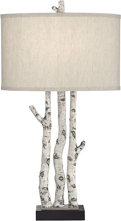 Pacific Coast Lighting White Forest Birch Branches Metal Table Lamp in Natural | Amazon (US)