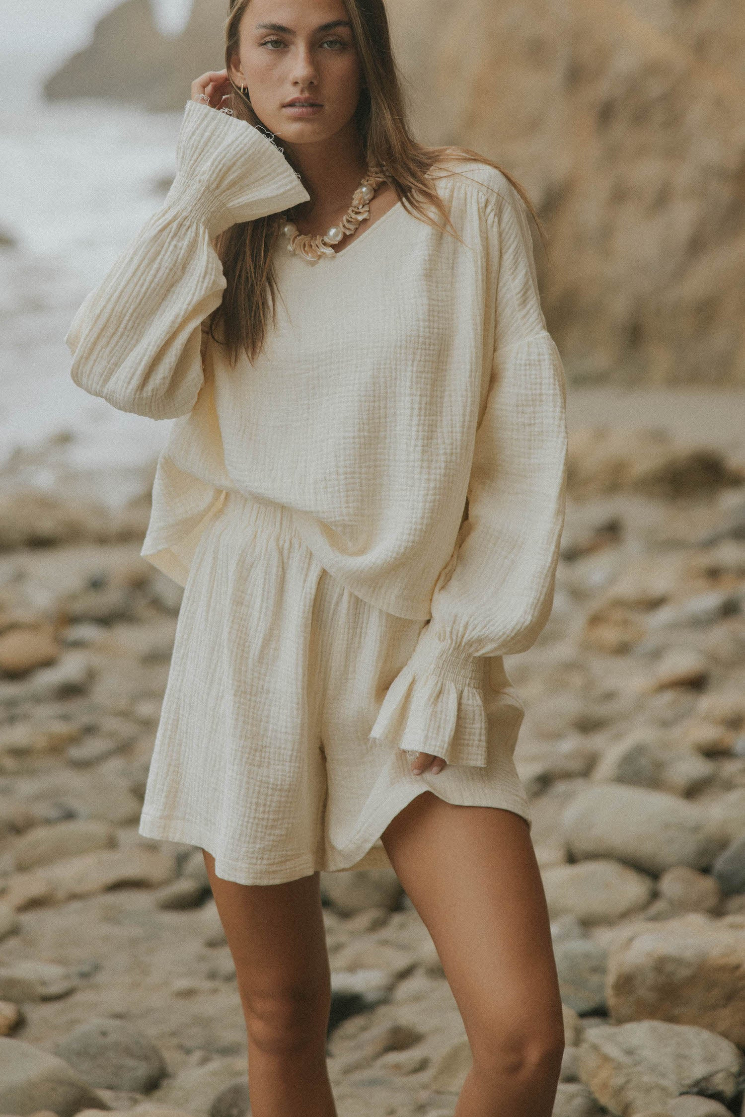Tulum Shorts | Cream | Altair The Label