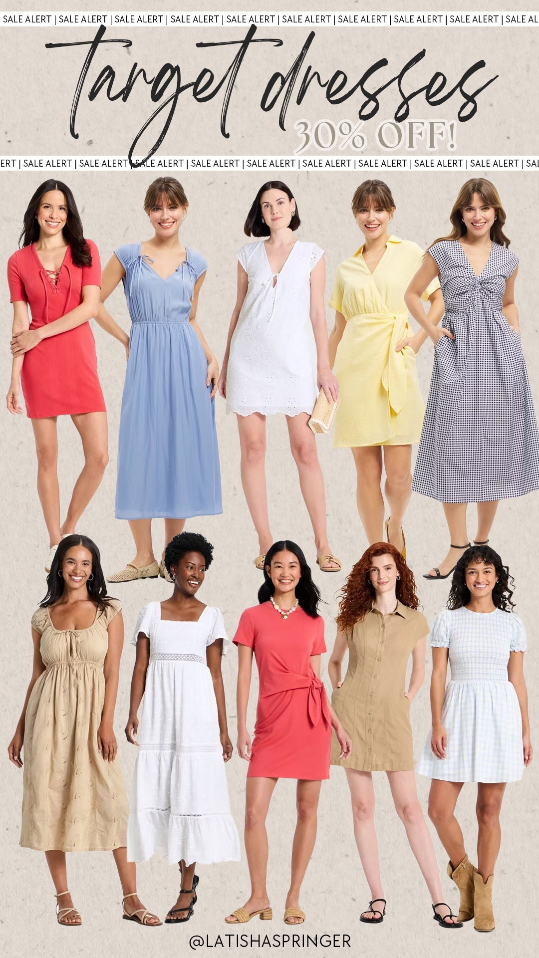 30% off Target dresses this weekend!

#targetfinds

Target finds. Target deals. Target fashion. Target new arrivals. Target summer style. Target summer dress.

#LTKootd #LTKSeasonal #LTKSaleAlert