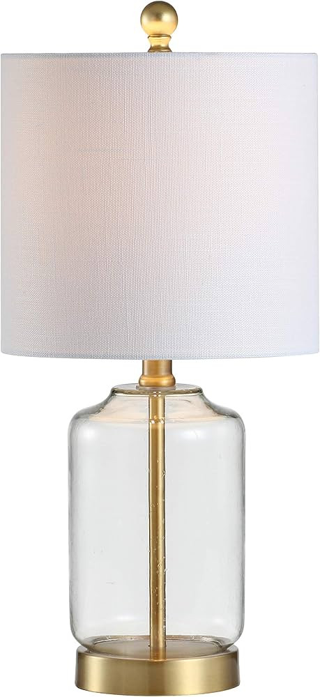 JONATHAN Y JYL1033A Duncan 20.5" Glass/Metal LED Table Lamp Glam Cottage Bedside Desk Nightstand ... | Amazon (US)