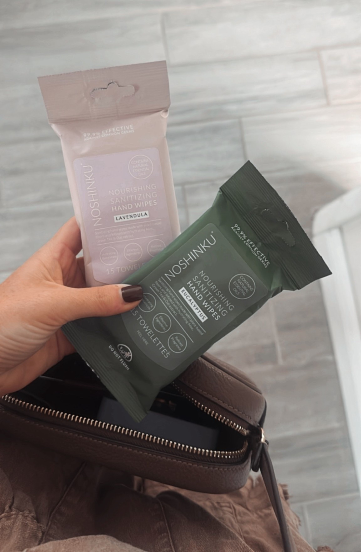 Never leaving my house without the best wipes! No Dyes, no fake perfumes. I have one in my bag and one in my car! #noshinku

#LTKGiftGuide #LTKTravel #LTKHoliday