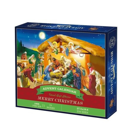 Tivddiku Advent Calendar 2025 Christmas Puzzle, Stained Glass Life of Jesus Jigsaw Puzzles, 24 Days Countdown Calendar Winter Puzzle as Christmas Decoration | Walmart (US)
