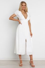 Desiree Dress - White | Petal & Pup (AU)