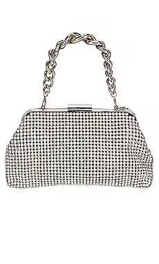 olga berg Jerry Crystal Vintage Clutch in Silver from Revolve.com | Revolve Clothing (Global)