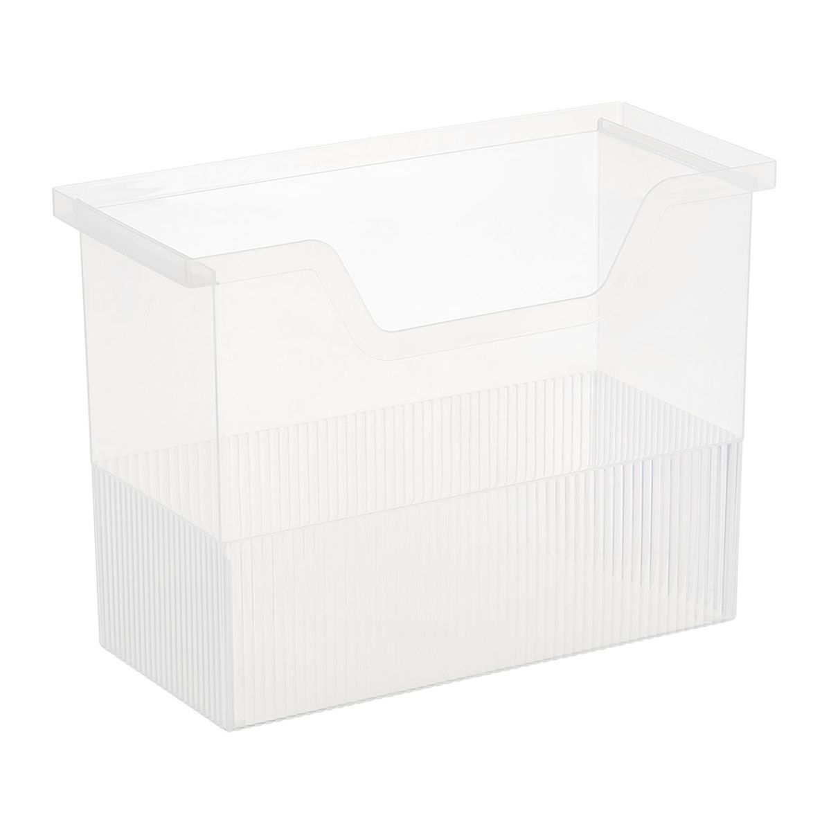 Small Open-Top File Box Translucent | The Container Store