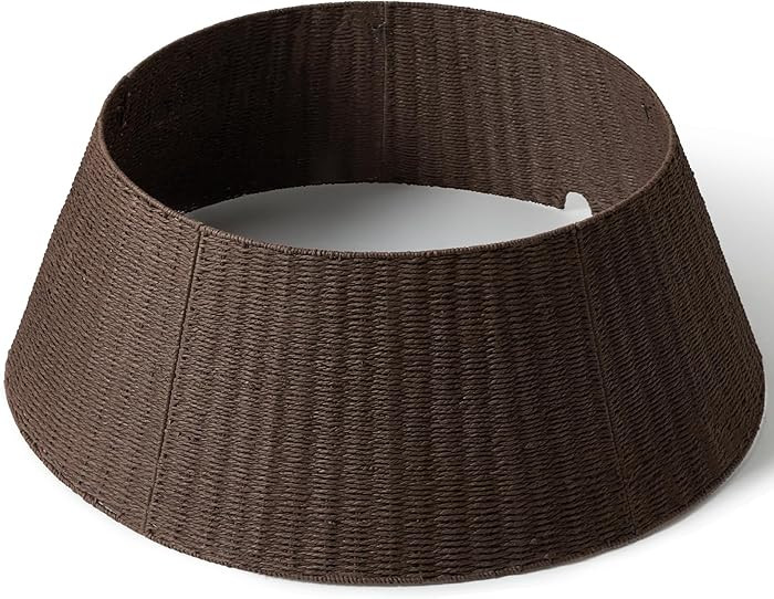 36in Large Christmas Tree Collar - Wicker Woven Tree Collars for Artificial Trees - Handmade Ratt... | Amazon (US)