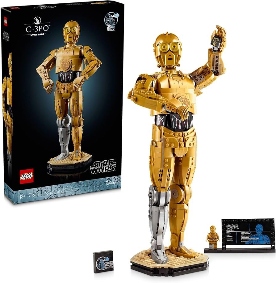 LEGO Star Wars C-3PO Buildable Droid Figure, Build and Display Model with C-3PO Minifigure, Star ... | Amazon (CA)