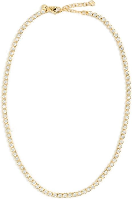 Madewell Women's The Tennis Collection Bezel Set Crystal Necklace | Amazon (US)