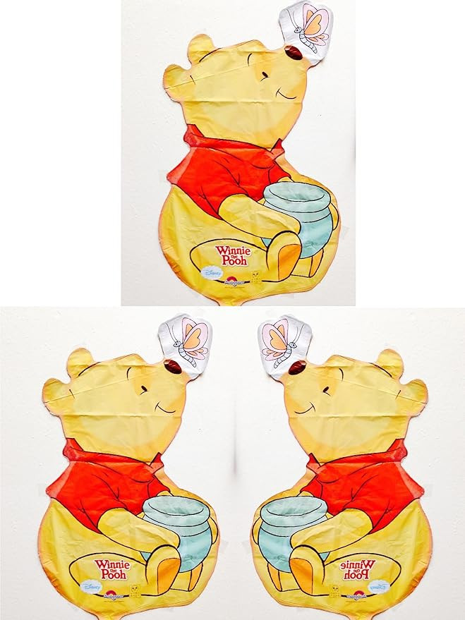 Anagram Winnie The Pooh Party Supplies 16" Mini Foil Balloon (Pack of 3) | Amazon (US)