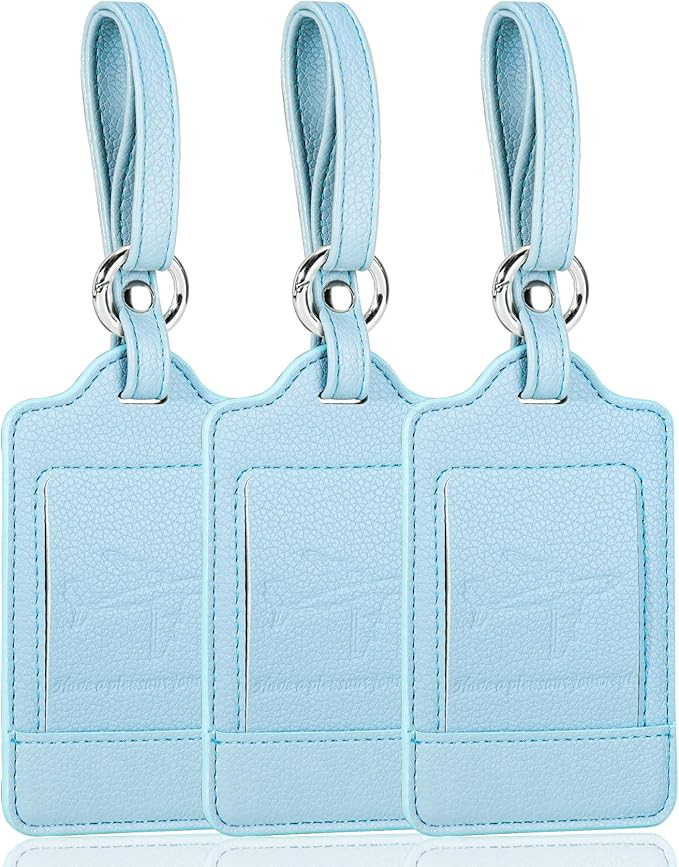 3 Pack Luggage Tags - Quick Install, Privacy Protection, Airplane Travel Essentials for Suitcases... | Amazon (US)