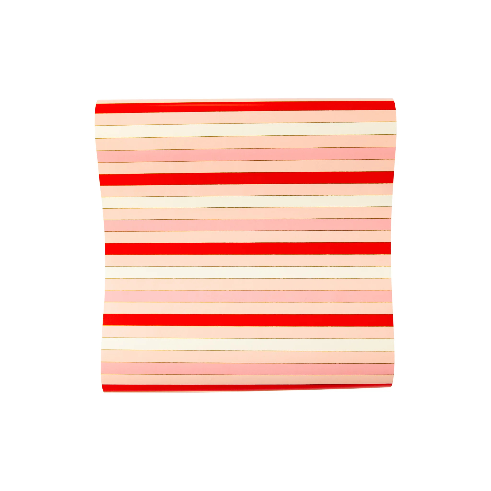 Valentine Red Pink Striped Table Runner | My Mind's Eye