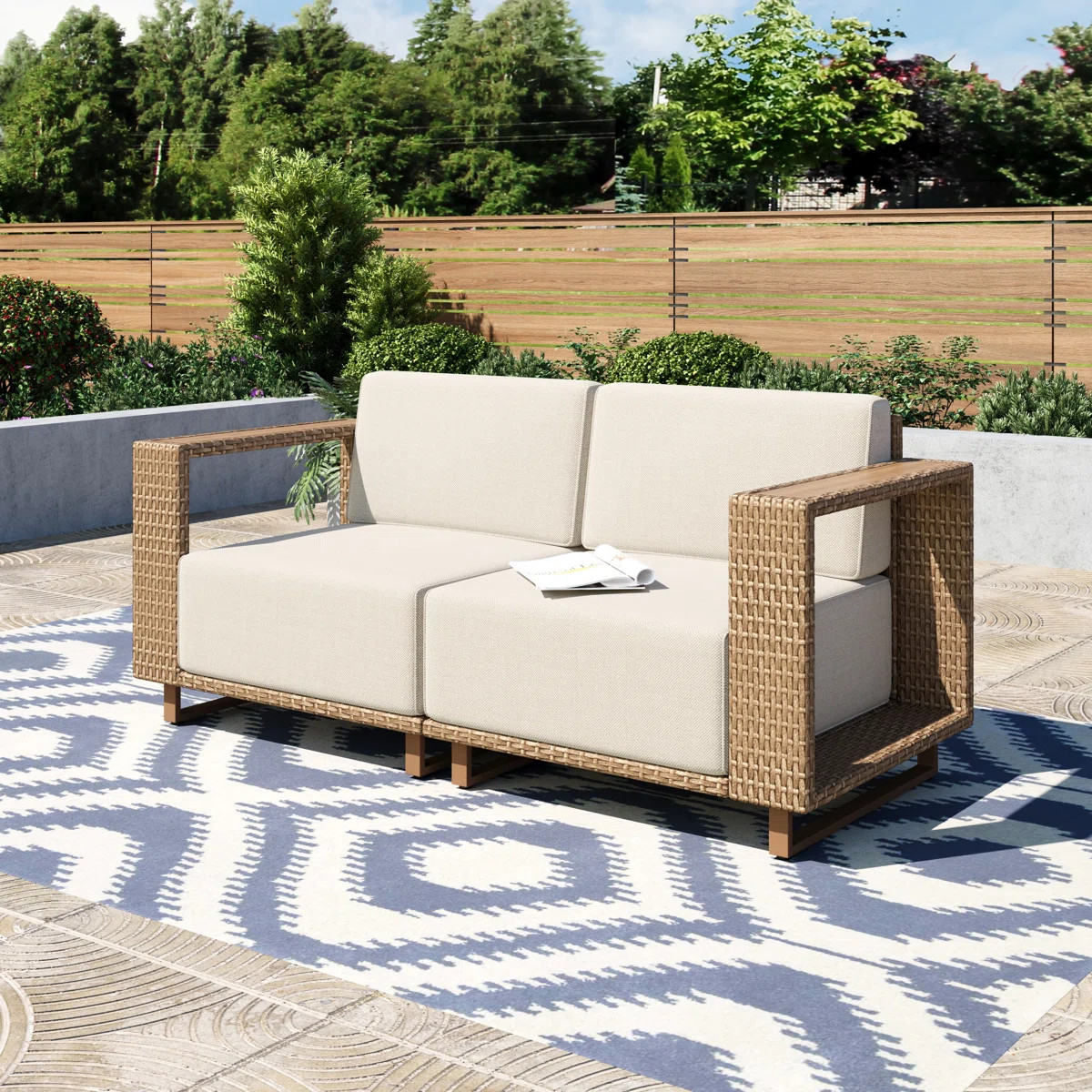 Rattan Left And Right Armrest | Wayfair North America