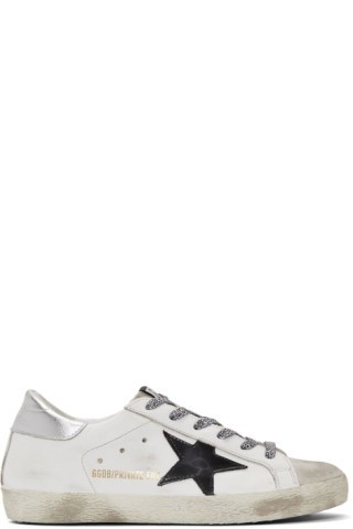 Golden GooseSSENSE Exclusive White Superstar Sneakers$515 USD | SSENSE 