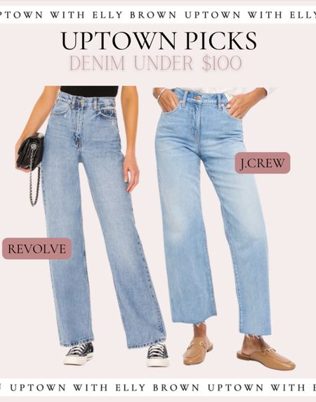 Denim under $100 // Jcrew // revolve // jeans 

#LTKSeasonal #LTKstyletip #LTKfindsunder100