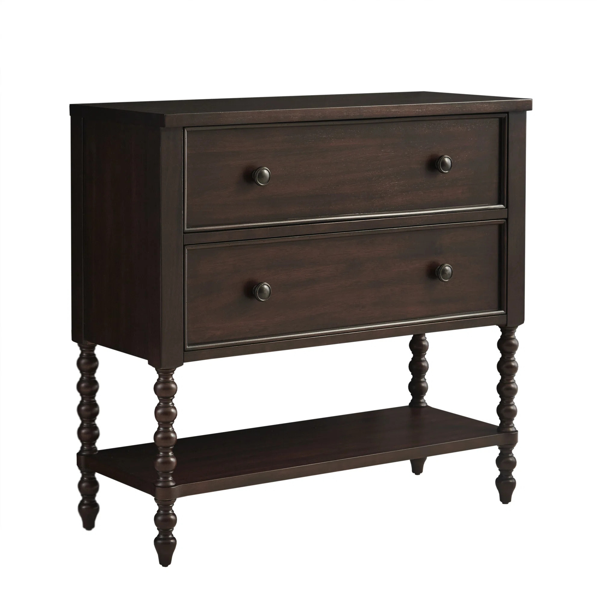 Beckett Solid Wood 2-Drawer Accent Chest | Wayfair North America