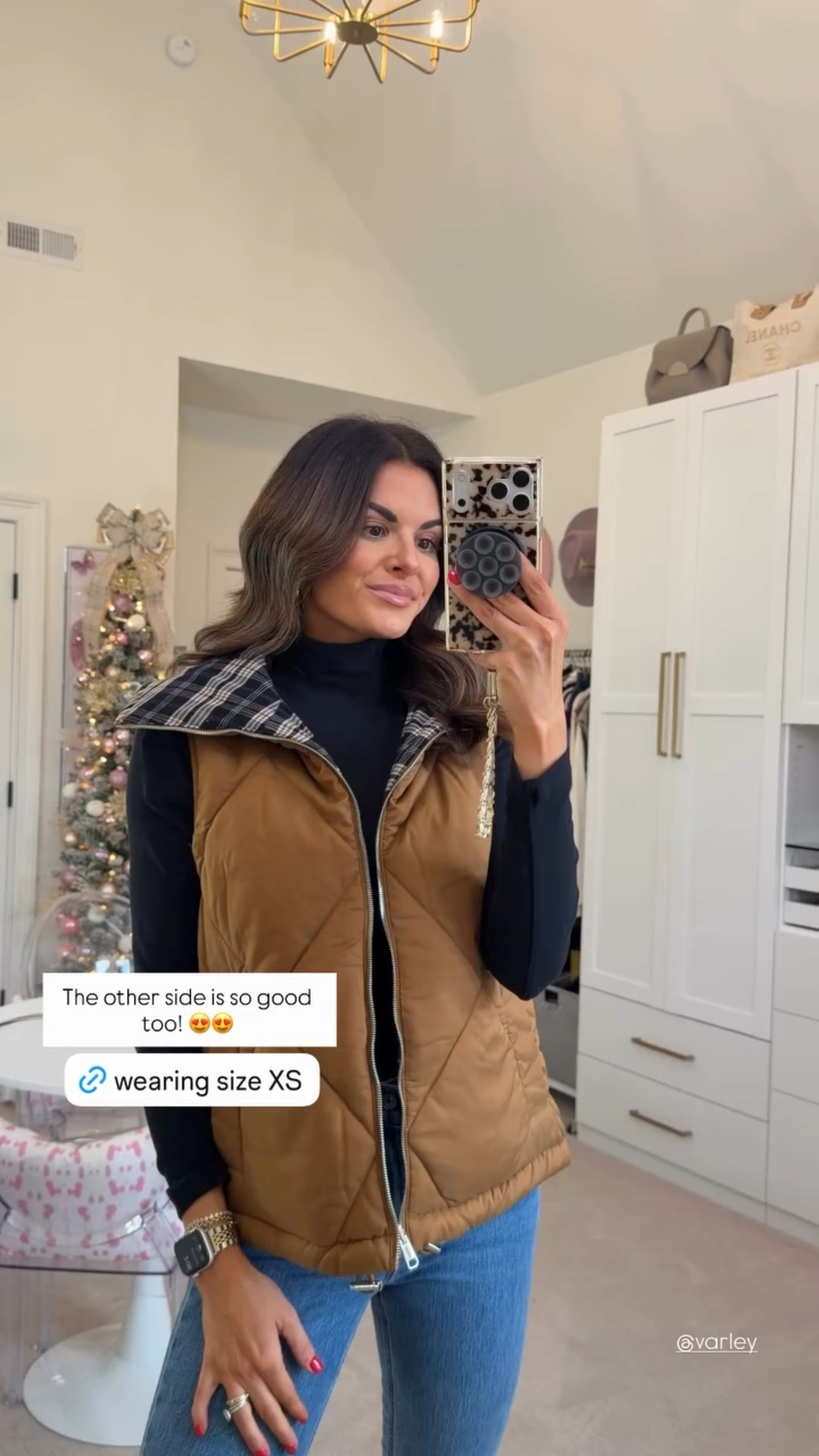 Here’s the other side of this reversible vest from Varley 😍😍 it’s too good!! 

Wearing an XS vest 

#LTKSeasonal #LTKHoliday