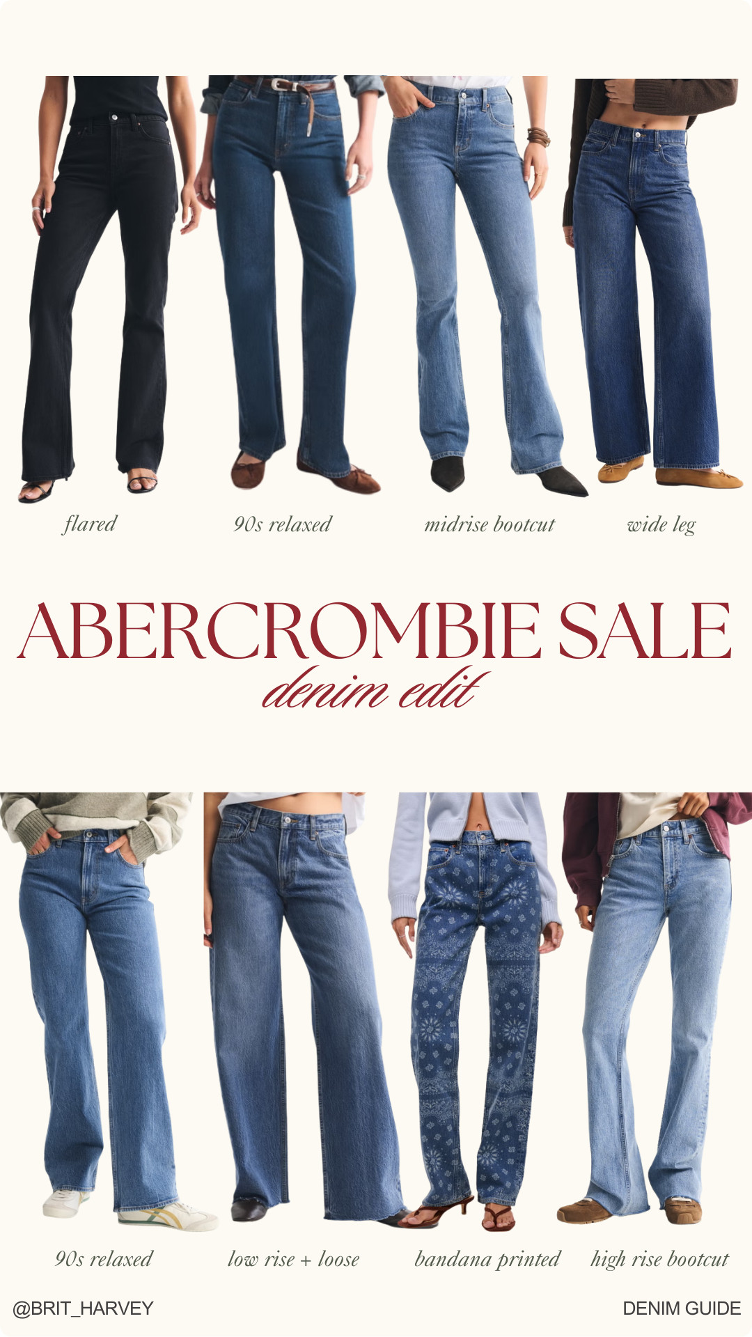 This is your sign to buy the jeans. 👖
Abercrombie is doing 25–40% off ALL denim, plus almost 20% off everything else — and the fits are that good right now.

Including my absolute most-worn pair: the 90s Relaxed Jean. Flattering, comfortable, and easy to style year-round.

I rounded up my favorite cuts here — sizes go fast, so don’t wait.
👉 Tap to shop the sale.

#LTKSale
#Abercrombie
#AbercrombieDenim
#DenimSale
#LTKFinds
#LTKStyle
#EverydayDenim
#ClosetStaples
#JeansEdit 

 