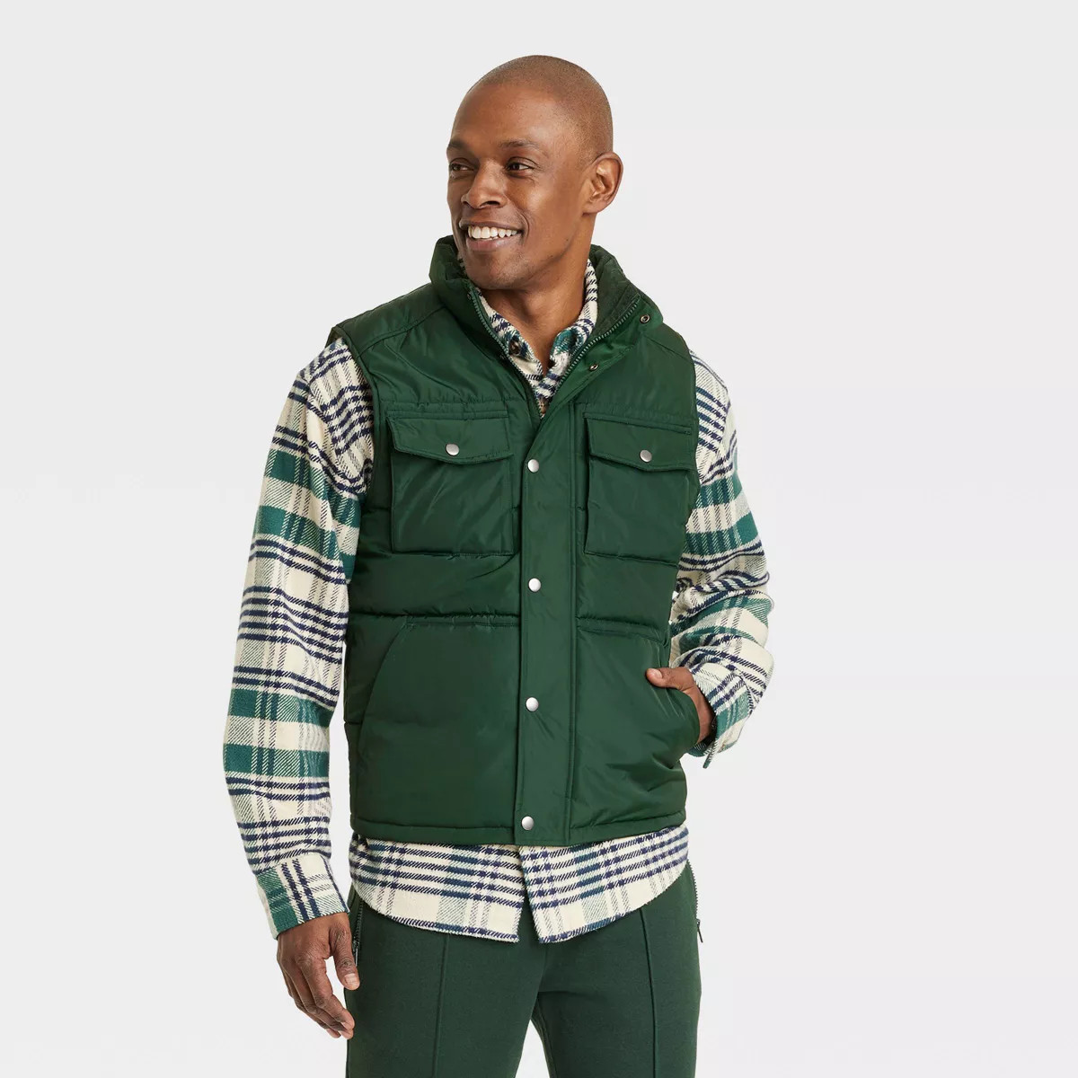 Men's Midweight Puffer Vest | Target