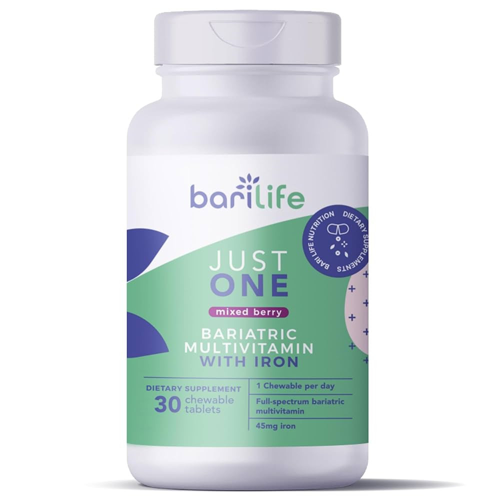 Bari Life Just One Chewable, Once Daily Bariatric Multivitamin and Iron | Amazon (US)