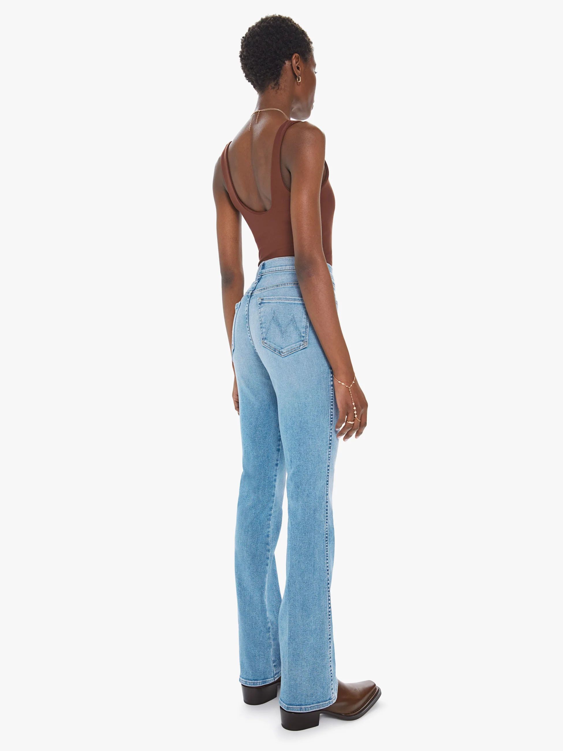 HIGH WAISTED SMOKIN DOUBLE HEEL - COUNTY LINE | Mother Denim