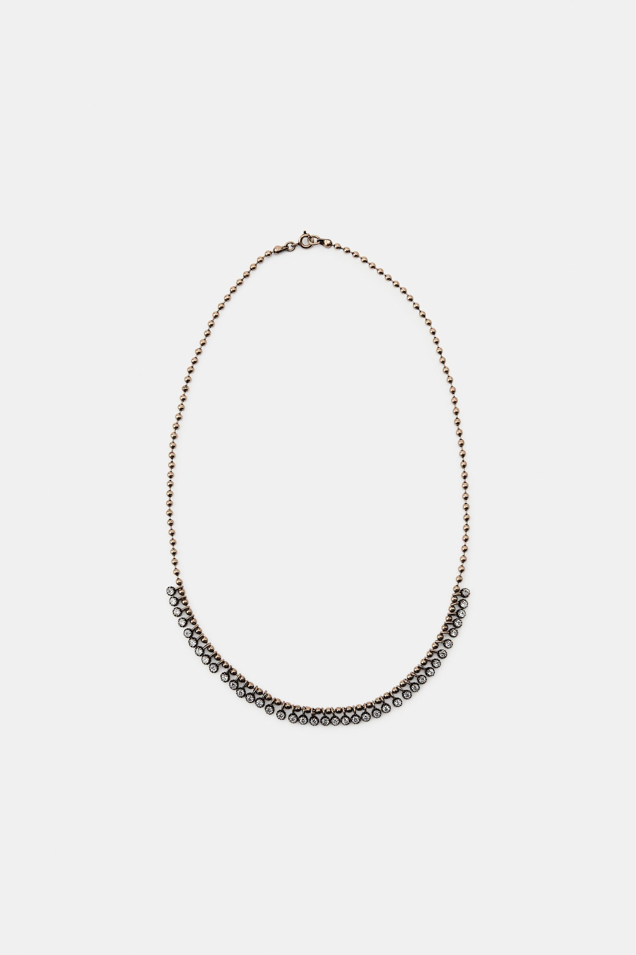 JEWEL BEAD NECKLACE | Zara US
