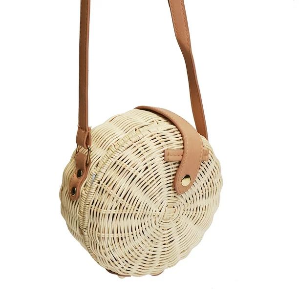 2020 Fashion Women Vintage Beach Straw Bag Ladies Handmade Woven Rattan Messenger Handbag Summer ... | Walmart (US)