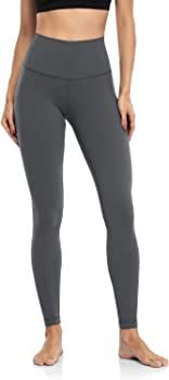 HeyNuts Essential Full Length Yoga Leggings, Women's High Waisted Workout Compression Pants 28'' | Amazon (US)