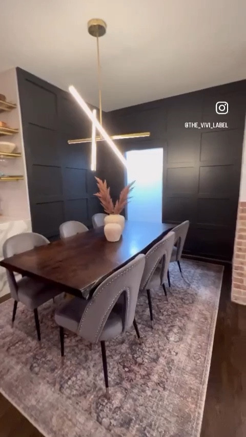 #diningroom #chandelier #diningchair #velvet #loloirug #billie #boardandbatten #blackaccentwall #homedecor #diningroomdecor #diningroomdesign #diningroomstyling #modernorganic #organicmodern #trending #ontrend #westelm #cb2 #crateandbarrel #restorationhardware #potterybarn 

#LTKFind #LTKstyletip #LTKhome