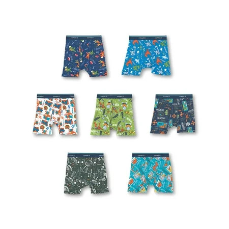 Hanes Days of the Week Boxer Brief Underwear, 7 + 1 Bonus Pack (Toddler Boys) | Walmart (US)