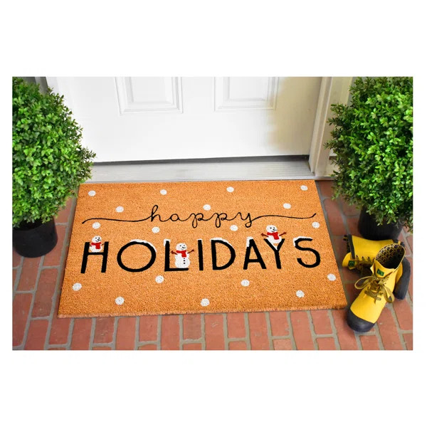 Calloway Mills Non-Slip Holiday Outdoor Doormat | Wayfair North America