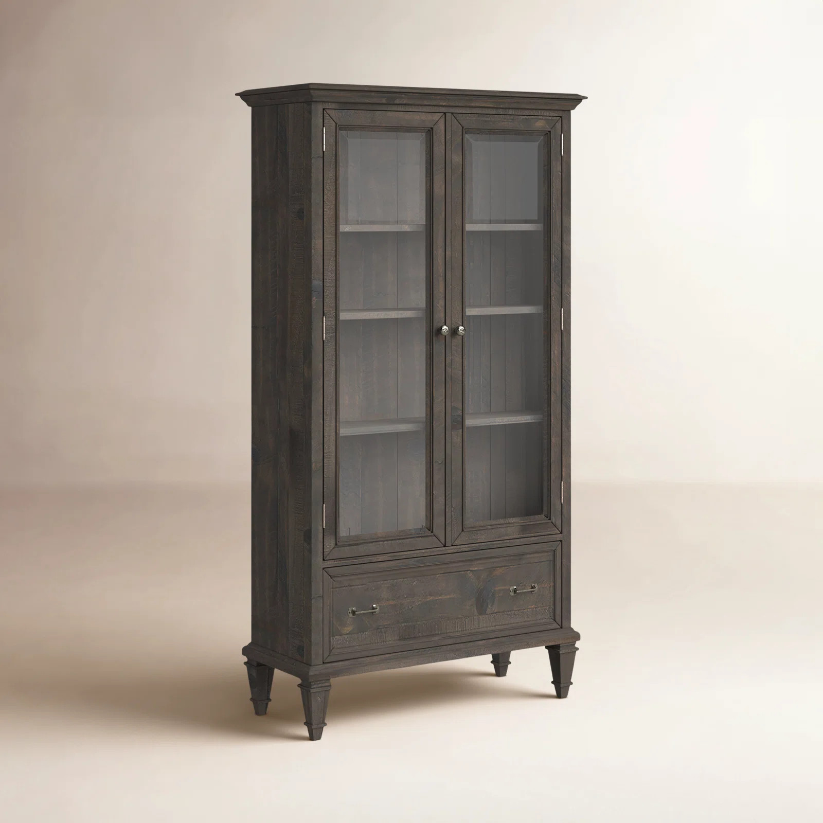 Kerey 75" H x 40" W Solid Wood Standard Bookcase | Wayfair North America
