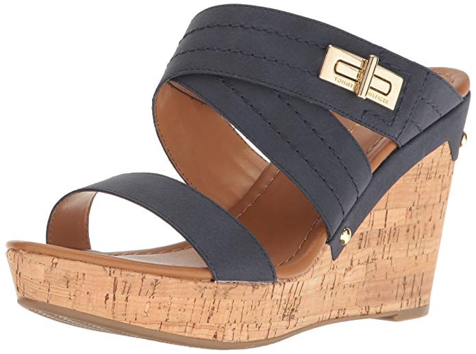 Tommy Hilfiger Women's Mili Wedge Sandal | Amazon (US)