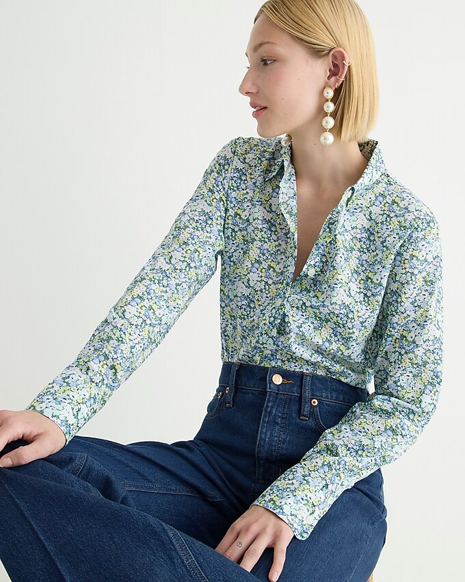 Slim-fit shirt in Liberty® Thorpe Hill fabric | J. Crew US