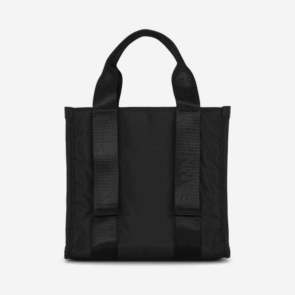 Ganni Tech Small Recycled Canvas Tote Bag | Mybag.com (Global) 