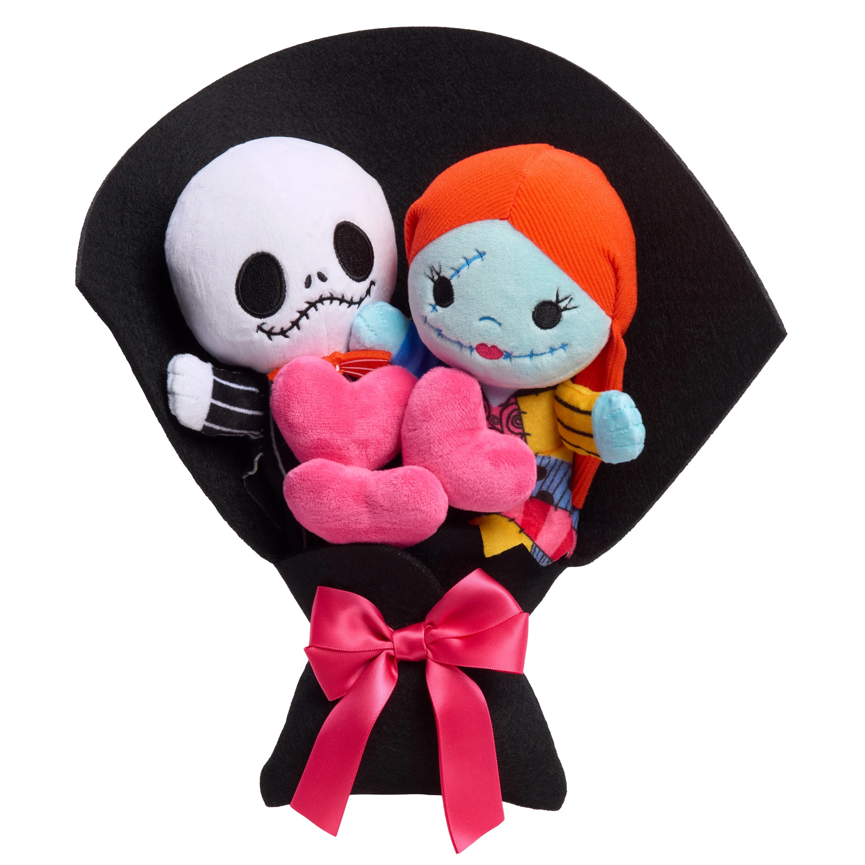 Disney Tim Burton's The Nightmare Before Christmas Valentine 13-inch Medium Plush Bouquet, Ages 3... | Walmart (US)