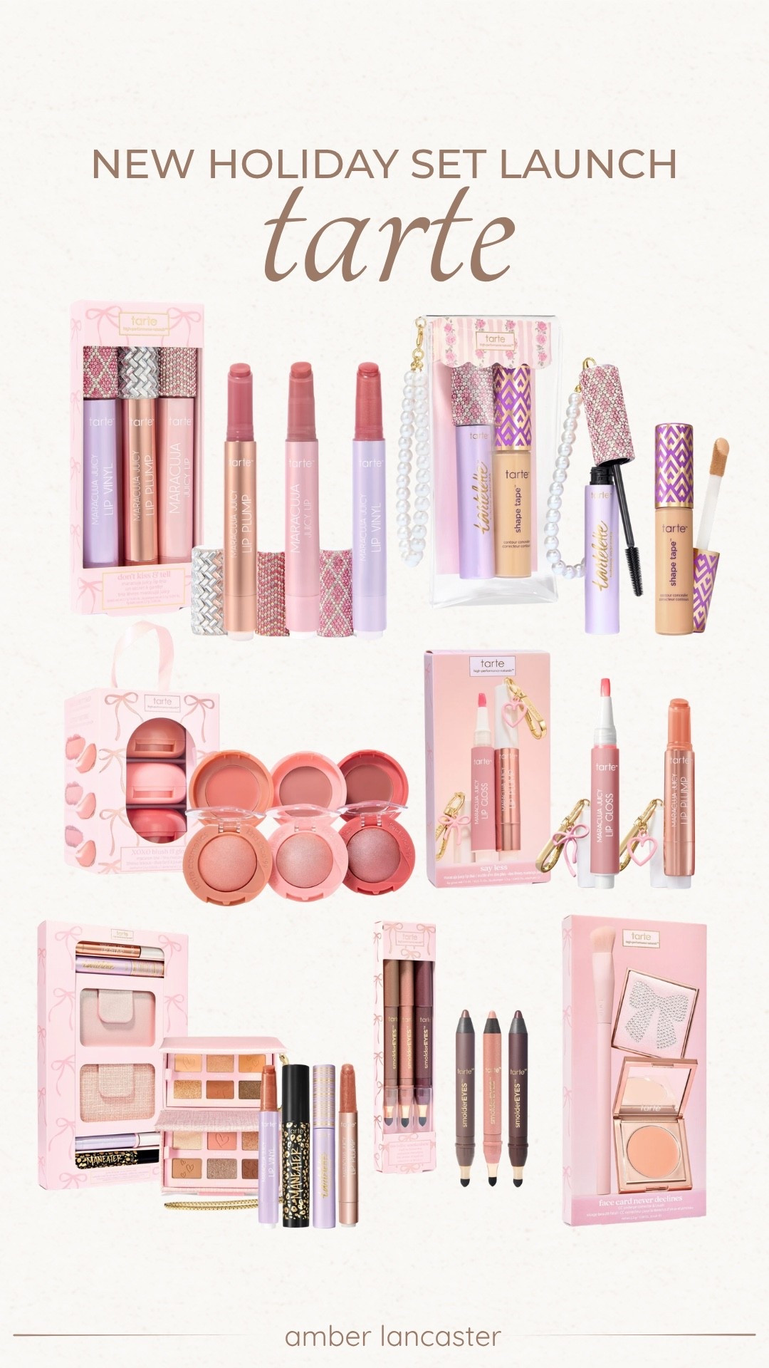 Tarte’s Holiday Collection! 🎀 Big savings on these kits + you can stack code AMBER15 for an extra 15% off! | 
tarte cosmetics, tarte, tarte code, tarte holiday sets, tarte holiday collection, tarte gift sets, tarte value sets, tarte holiday sets launch, makeup sets, holiday beauty gifts, makeup gift sets, beauty gift sets, beauty gift ideas, holiday makeup sets, tarte holiday gifts, beauty stocking stuffers.

#LTKSaleAlert #LTKSeasonal #LTKBeauty