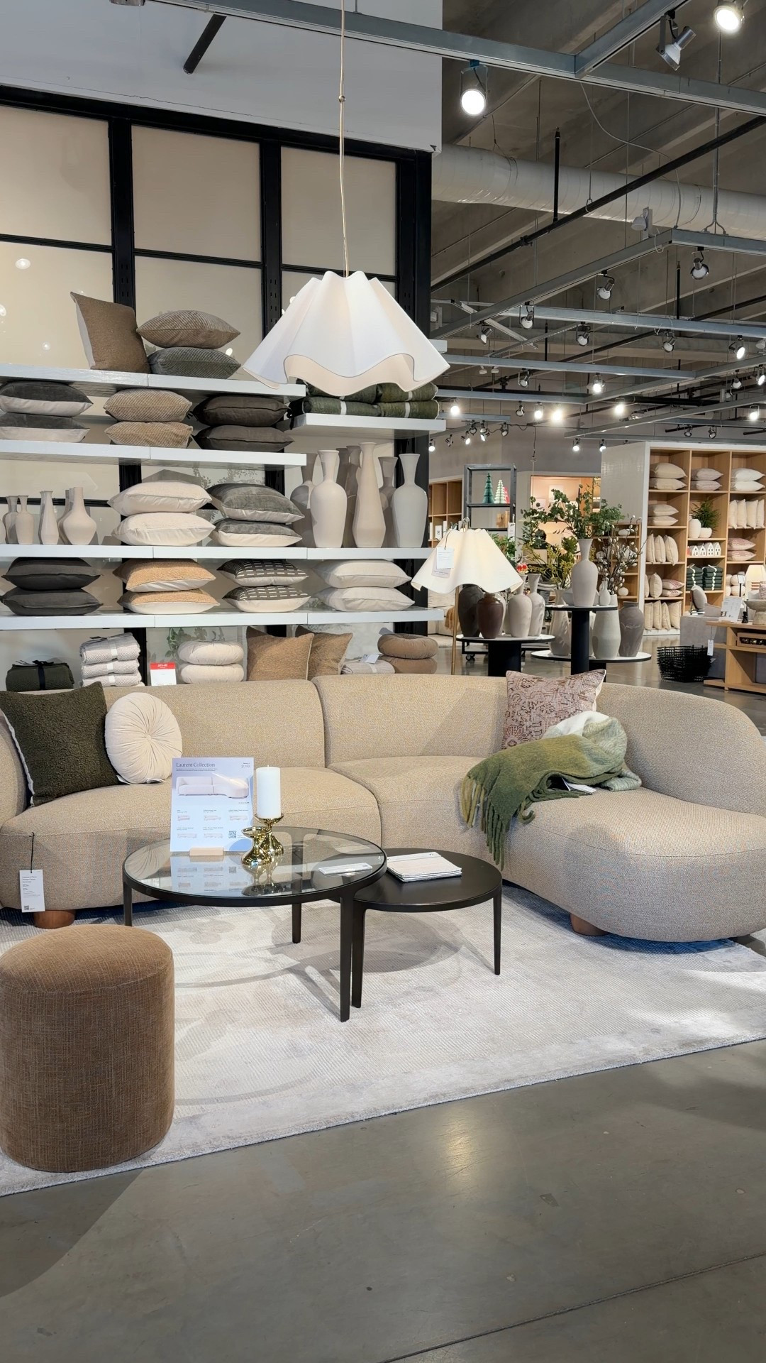 Love this modern, earthy living room inspo!  😍 The Laurent 2-Piece Wedge Chaise Sectional is the star with its curved silhouette and relaxed, contemporary feel, shown in Performance Marled Basketweave in Camel. 🤎 Layered textures, muted tones, and sculptural shapes create a calm, elevated space that feels both stylish and inviting. Linked the full West Elm look to shop! 🙌🏻 #livingroominspo #sectional #westelm

#LTKHome #LTKSaleAlert